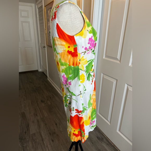 Vintage Jams World Flora Grande Hawaiian Slip Dress Small - Picture 4 of 10